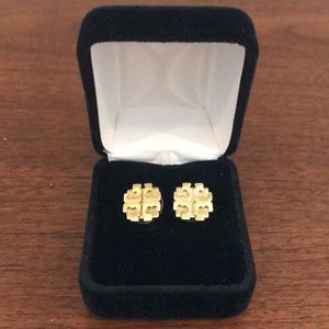 Tory Burch Logo Stud Earring